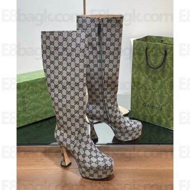 gucci Monogram Autumn/Winter New High Heel Boots heel11.5cm  2024