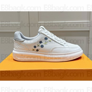 Louis Vuitton Mens Shoes Fashion Sneakers white/grey 2024