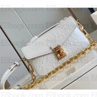 LOUIS VUITTON  POCHETTE MÉTIS EAST WEST white M85902 2024