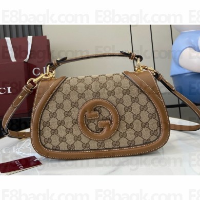 Gucci Blondie leather handbag beige 815714 2024