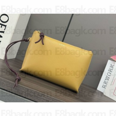 Loewe Knot T Pouch In Nappa Calfskin yellow 11042 2024
