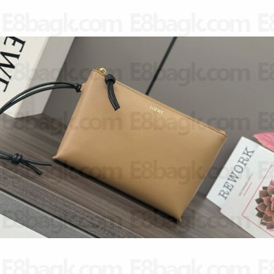 Loewe Knot T Pouch In Nappa Calfskin Beige 11042 2024