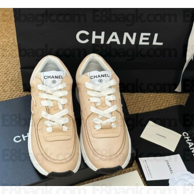  Chanel Sneakers Printed Calfskin pink G46086 2024