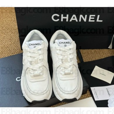  Chanel Sneakers Printed Calfskin white G46086 2024