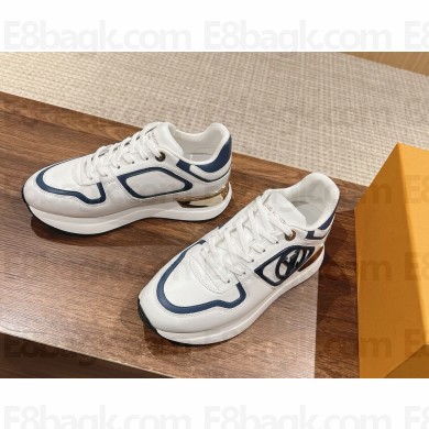 louis vuitton  Run away sneakers blue/white 2024