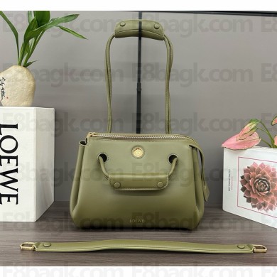 Loewe Small Madrid bag in supple calfskin Olive 2025