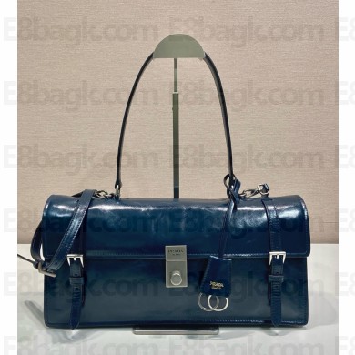 Prada Medium leather handbag 1Bn024 black 2025