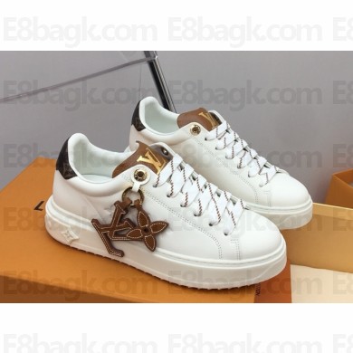 Louis Vuitton 1ABB4K Time Out Sneaker Ecru Beige Mix of materials 2025