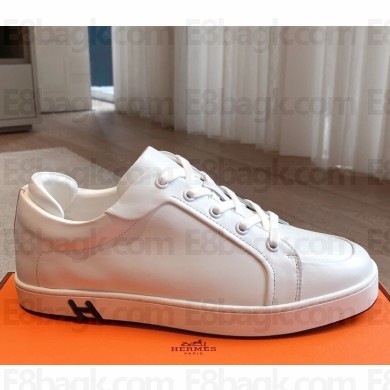 Hermes women/men Kid sneaker in calfskin and suede goatskin 05 2025