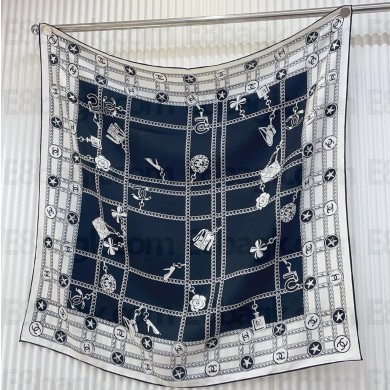 Chanel square silk scarf 90x90cm 01 2025