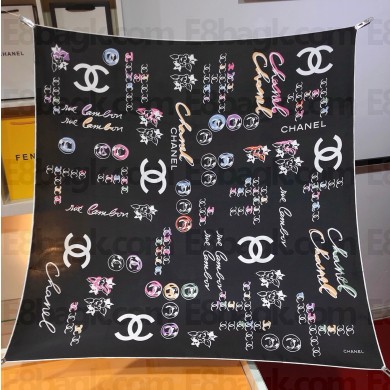 Chanel square silk scarf 90x90cm 07 2025