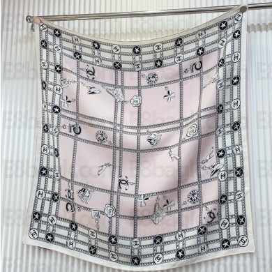 Chanel square silk scarf 90x90cm 02 2025