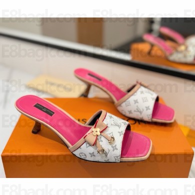 Louis Vuitton Mule Multicolored Monogram coated canvas with bow heel 5cm 03 2025