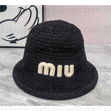 ‎Miu Miu knitted hat with logo 06 2025