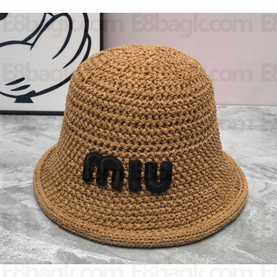 ‎Miu Miu knitted hat with logo 07 2025