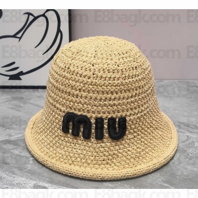 ‎Miu Miu knitted hat with logo 08 2025
