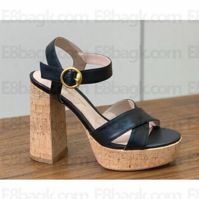 Gianvito Rossi Heel 11.5cm Platform 3.5cm Sheridan Sandals calf leather black 2025
