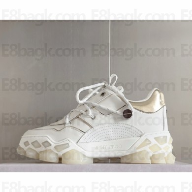 Jimmy choo women/men Diamond X II F latte Leather Trainers 2025