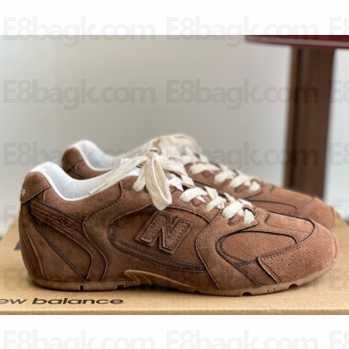 New Balance X Miu Miu 530 SL bleached leather sneakers brown 2025