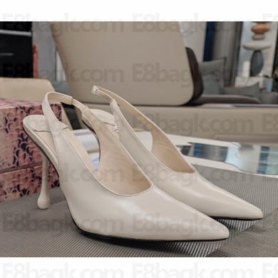 Jimmy Choo Isa 100 white Leather Pumps white 2025