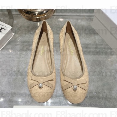 Dior Ballet Flat knit Beige 2025