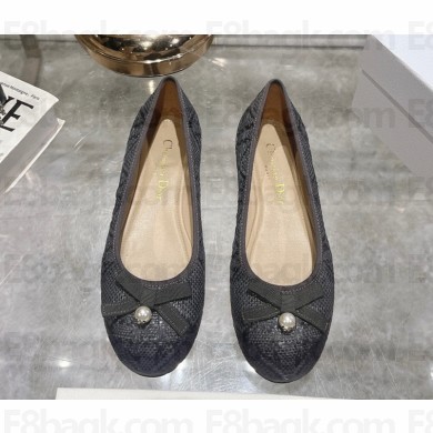 Dior Ballet Flat knit Black 2025