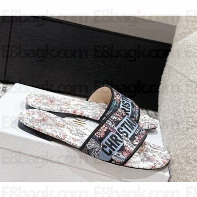 Dior Dway Slide Embroidered Cotton 29 2025