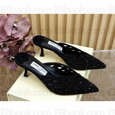 Jimmy Choo 65mm Solar mules black 2025