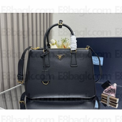 Prada Large Galleria leather bag 1BA274 black 2025