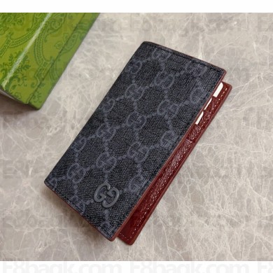 Gucci Rosso Ancora red interior GG long card case 768249 Gucci Rosso Ancora red leather trim 2025