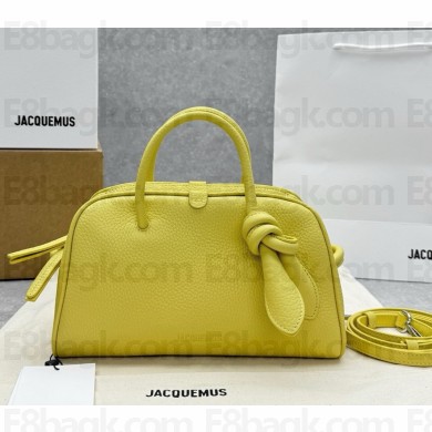 Jacquemus The small Turismo LA CROISIÈRE Soft bowling bag light yellow 2025