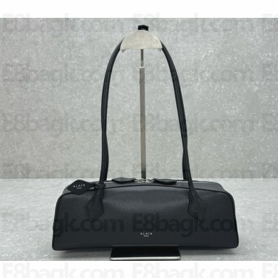 Alaia LE TECKEL MEDIUM shoulder BAG IN GOATSKIN black 2025