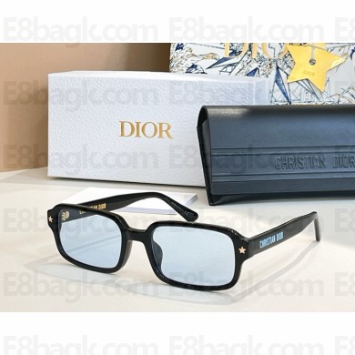 DiorPacific S3F Black Rectangular Sunglasses 05 2025