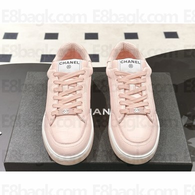 Chanel Sneakers Calfskin 041403 pink 2025