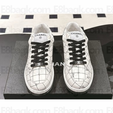 Chanel Sneakers Calfskin 041405 white & black 2025