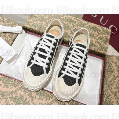 GUCCI Women's chunky sneaker 816879 black GG canvas 2025