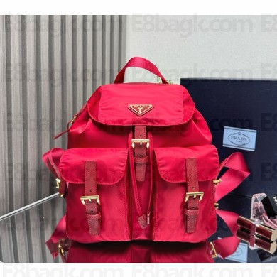 Prada Re-Edition 1978 small Re-Nylon backpack 1BZ677 red 2025