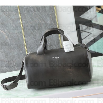 Prada Small nappa leather duffle bag 2VC046 dark brown 2025