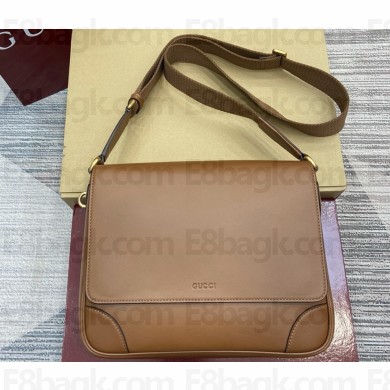 Gucci medium crossbody bag 821154 brown leather 2025