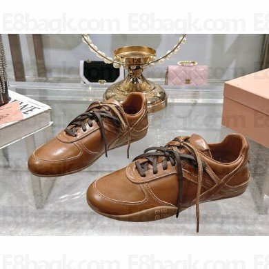 MIU MIU X New Balance calfskin sneakers 042108 2025