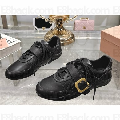 MIU MIU calfskin with buckle sneakers 042112 2025