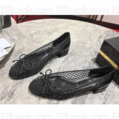 Christian Louboutin Sweetie Jane Mesh ballerina Black 2025