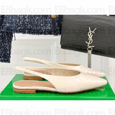 Bottega Veneta Sofia Sling Back Ballerina Slingback ballerina with supple construction in shiny calfskin Sea salt 2025