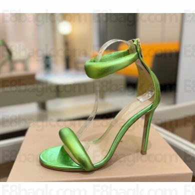 Gianvito Rossi Heel 10.5cm lambskin Padded Stiletto Square green 2025