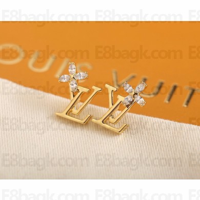 Louis Vuitton LV Iconic Flower Earrings M02116 Metal with gold-color finish 2025