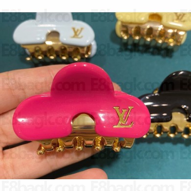 Louis Vuitton hair clip fuchsia 2025