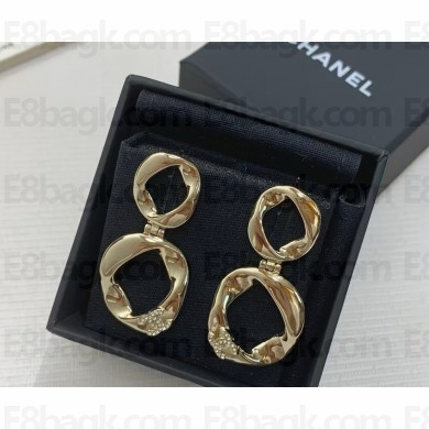 Chanel Pendant Earrings Metal & Diamantés 042902 2025