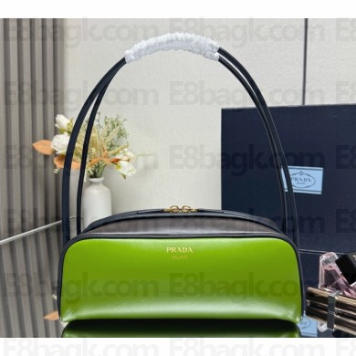 Prada Swing shoulder bag 1bc249 green / black 2025