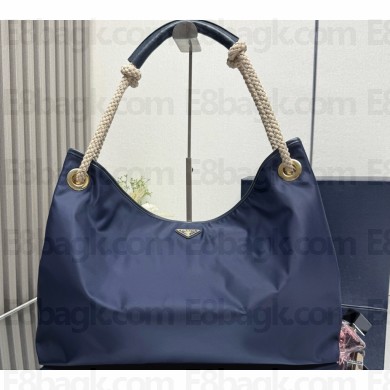 Prada Mariner large Re-Nylon shoulder bag 1bc244 blue 2025