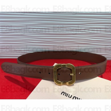 MIU MIU Width 3.4cm belt 050701 2025